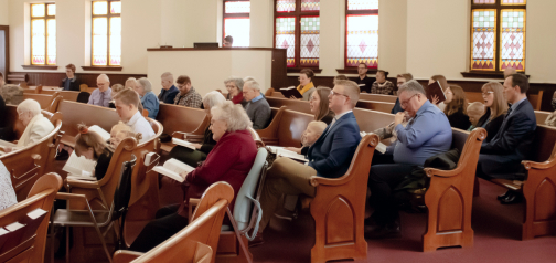 Cornerstone URC worship gathering 1